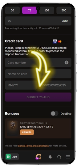 Crowngold casino bonus
