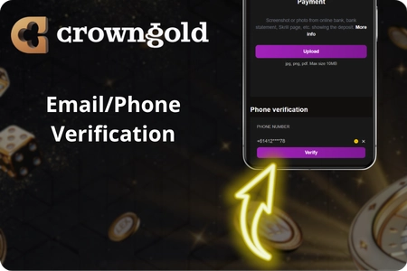 CrownGold Email/Phone Verification