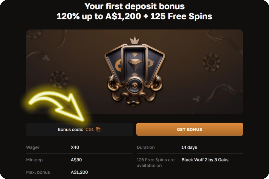 Crown Gold Casino Promocodes
