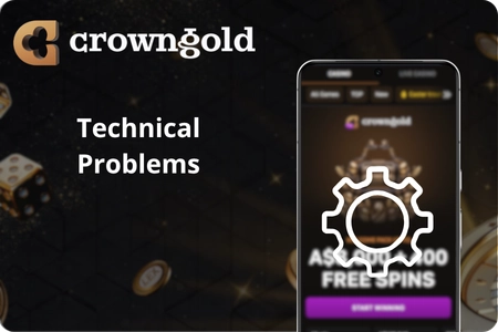 Technical Problems at Crowngold casino