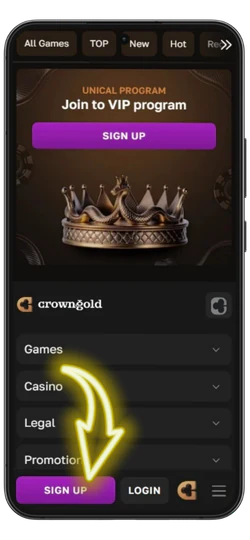 Crowngold Get started